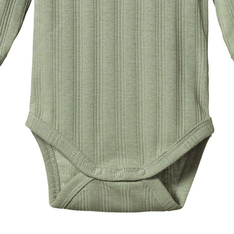 Nature Baby Long Sleeve 2 Pack Bodysuits - Natural/Nettle