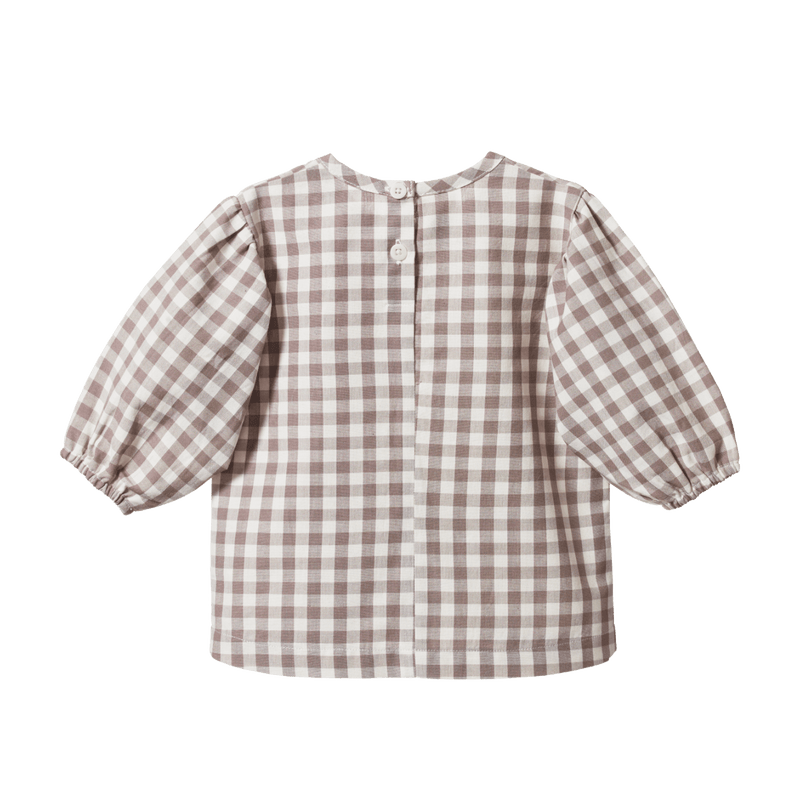 Nature Baby Elodie Blouse - Cub Check