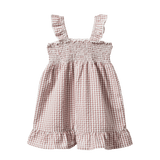 Nature Baby Gala Dress - Twilight Check