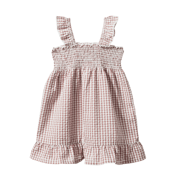 Nature Baby Gala Dress - Twilight Check