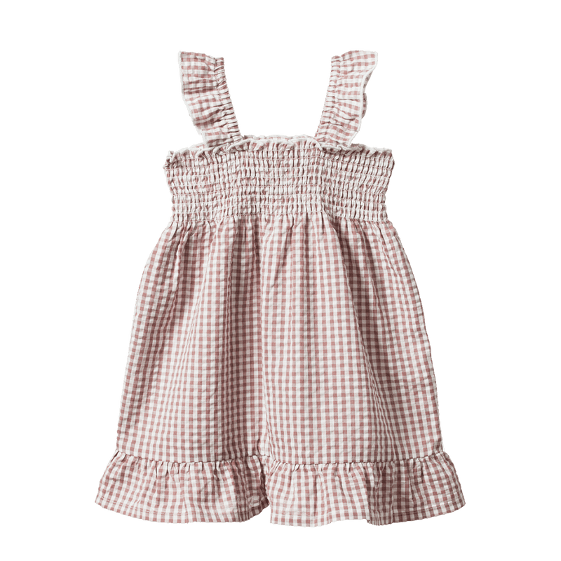 Nature Baby Gala Dress - Twilight Check