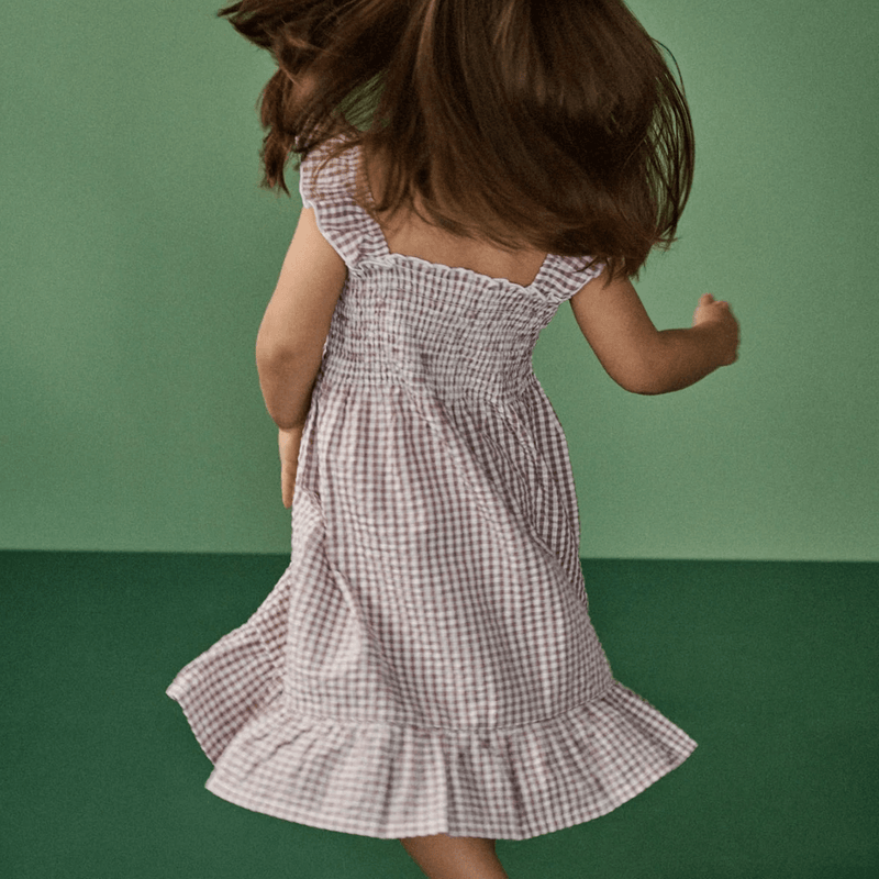 Nature Baby Gala Dress - Twilight Check