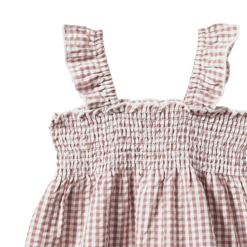 Nature Baby Gala Dress - Twilight Check