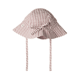 Nature Baby Gingham Sunhat - Twilight Check