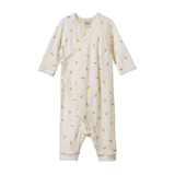 Nature Baby Kimono Stretch & Grow Pointelle - Lemon