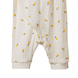 Nature Baby Kimono Stretch & Grow Pointelle - Lemon