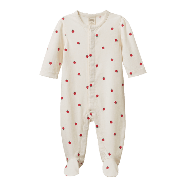 Nature Baby Lucy Suit - Raspberry Print