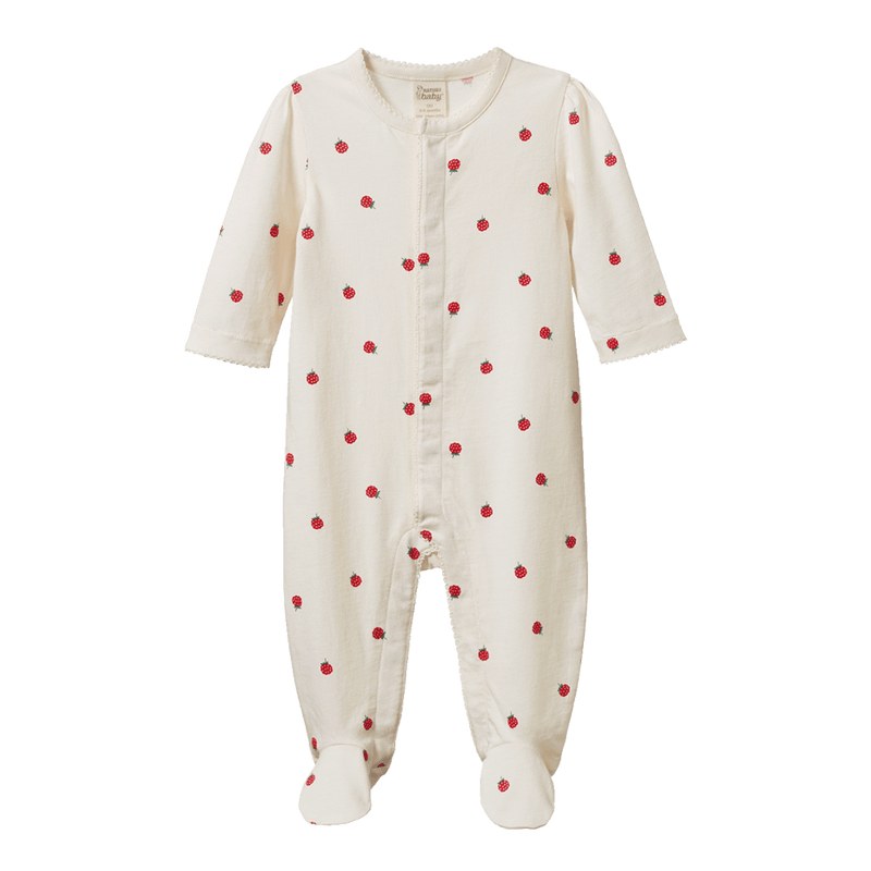 Nature Baby Lucy Suit - Raspberry Print