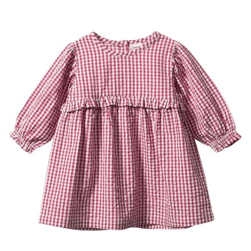 Nature Baby Nora Dress - Jam Check