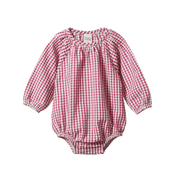 Nature Baby Meadow Bodysuit - Jam Check