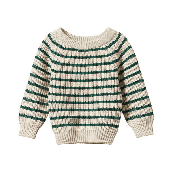 Nature Baby Billy Jumper - Pine Sailor Stripe