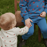 Nature Baby Piper Cardigan - Raspberry Print