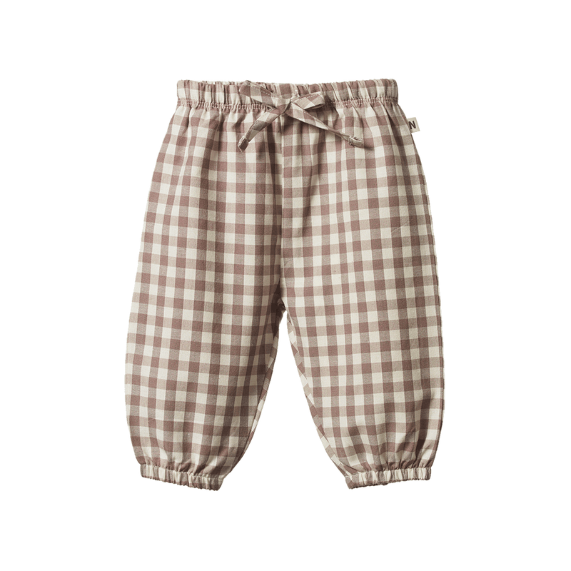 Nature Baby Sunny Pants - Cub Check