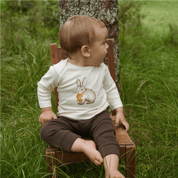 Nature Baby Baby Tee  - Rabbitty Natural