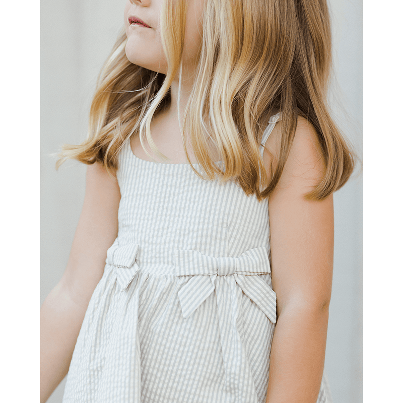 NoraLee Betsy Dress - Sage Stripe