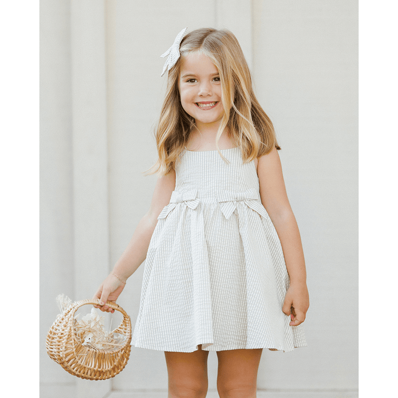 NoraLee Betsy Dress - Sage Stripe