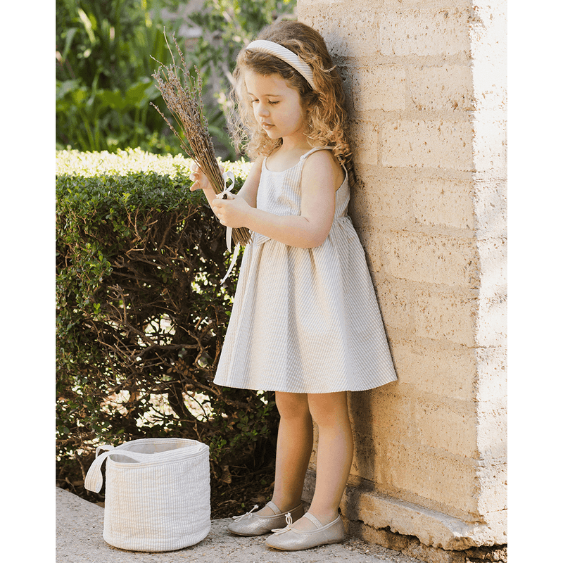 NoraLee Betsy Dress - Sage Stripe