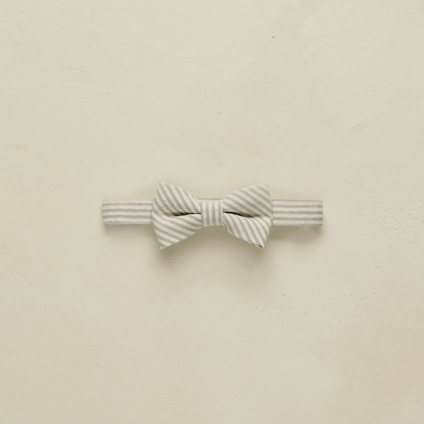 NoraLee Bow Tie - Sage Stripe