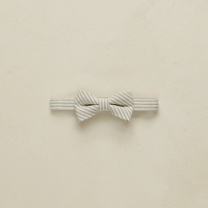 NoraLee Bow Tie - Sage Stripe