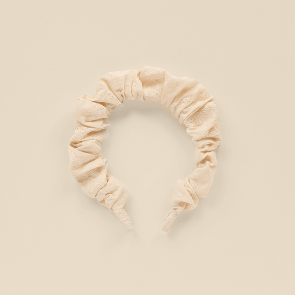 NoraLee Gathered Headband - Natural