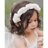 NoraLee Gathered Headband - Ivory