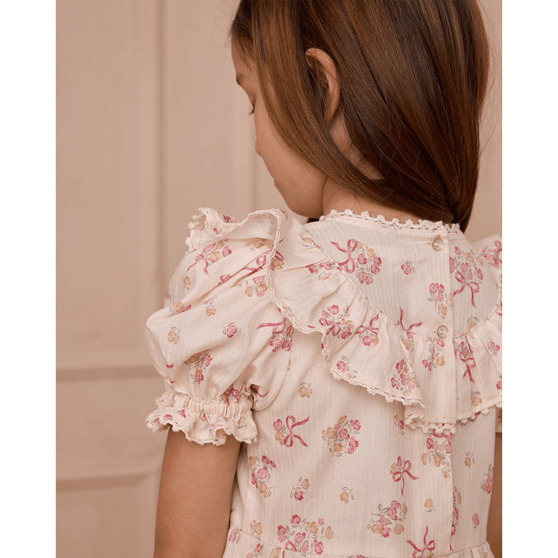 NoraLee Eva Dress - Bow Ditsy