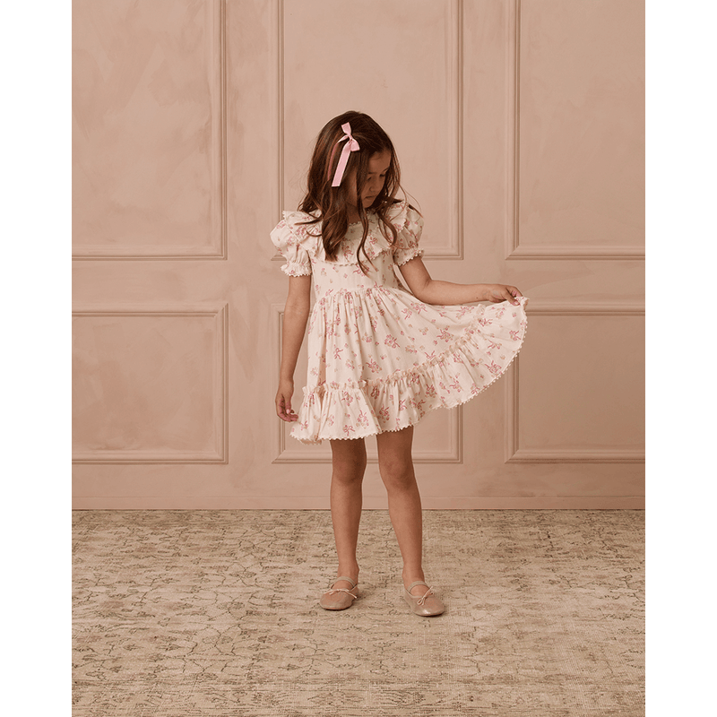 NoraLee Eva Dress - Bow Ditsy