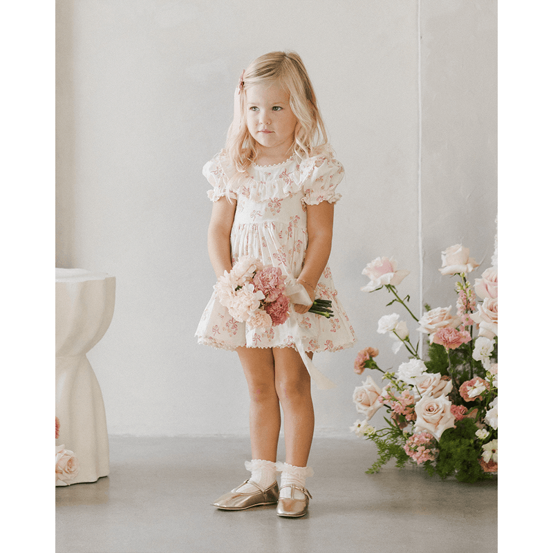 NoraLee Eva Dress - Bow Ditsy