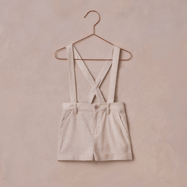 NoraLee Suspender Short - Linen