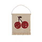 OYOY Cherry On Top Wall Rug - Red