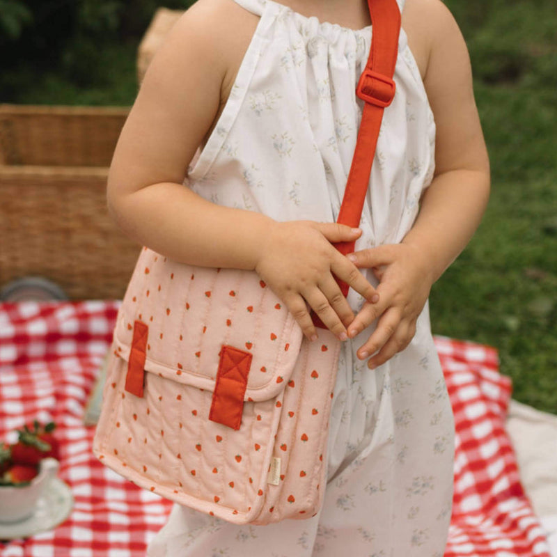 Olli Ella Carrie Convertible Changing Set - Strawberry