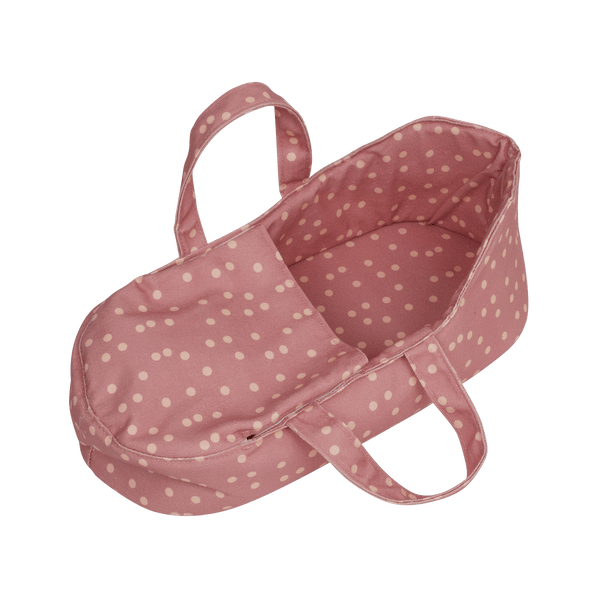 Olli Ella Dinkum Doll Carry Cot - Polka Dot