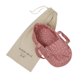 Olli Ella Dinkum Doll Carry Cot - Polka Dot