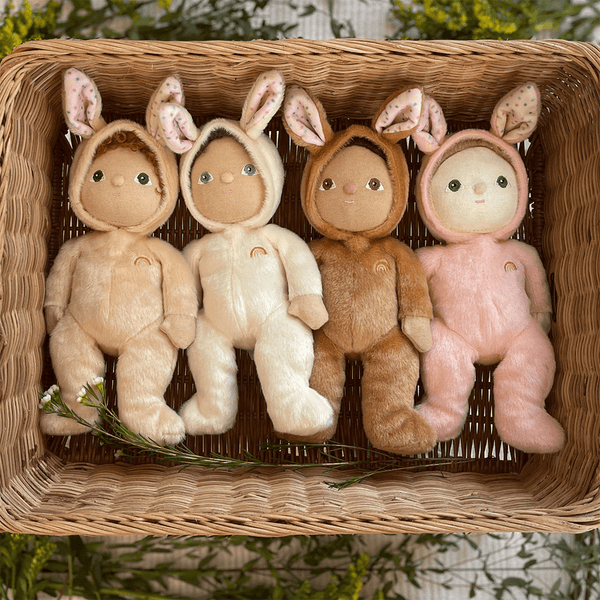 Olli Ella Dinky Dinkum Doll - Basil Bunny Cream