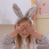 Olli Ella Fluffle Bunny Headband - Smoke