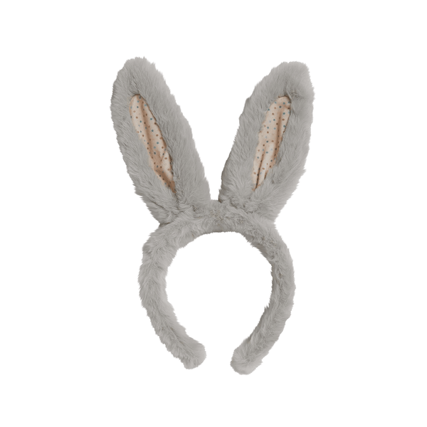 Olli Ella Fluffle Bunny Headband - Smoke