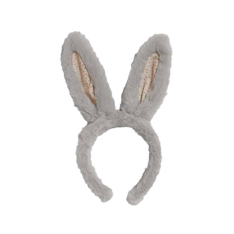 Olli Ella Fluffle Bunny Headband - Smoke