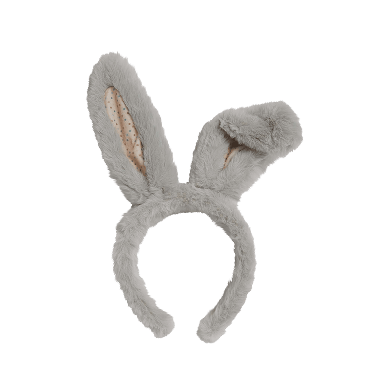 Olli Ella Fluffle Bunny Headband - Smoke