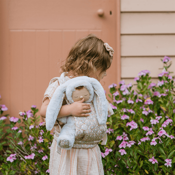 Olli Ella Dinkum Doll Quilted Carrier - Garden Floral