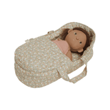 Olli Ella Dinkum Doll Quilted Carry Cot - Garden Floral