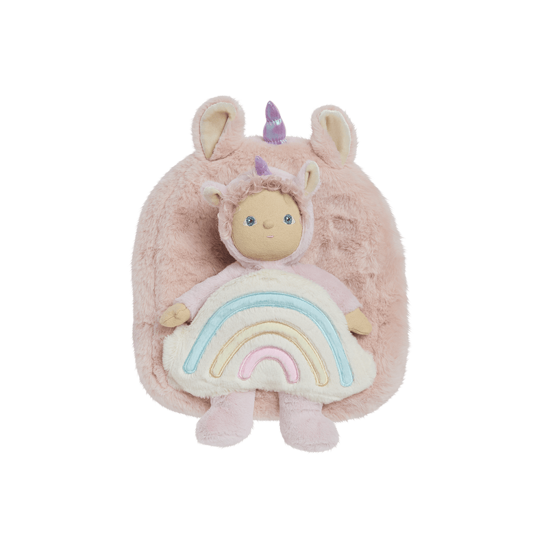 Olli Ella Hopalong Unicorn Backpack -  Pink