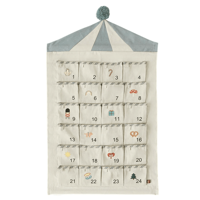 OYOY Circus Christmas Calender - Blue