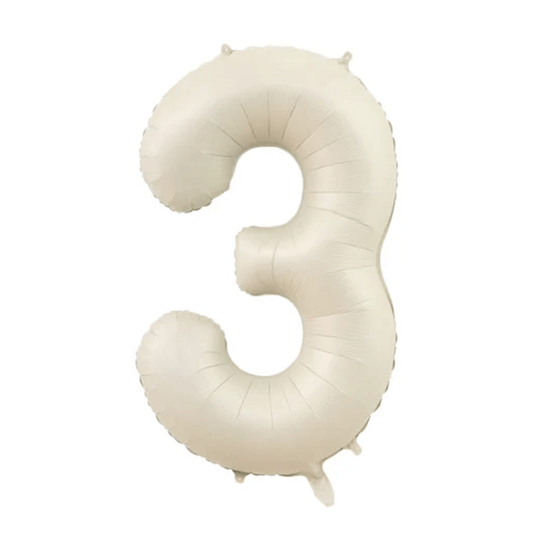 Number Three Balloon