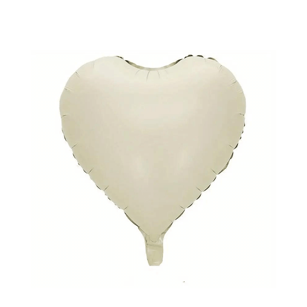 Heart Balloon - Cream