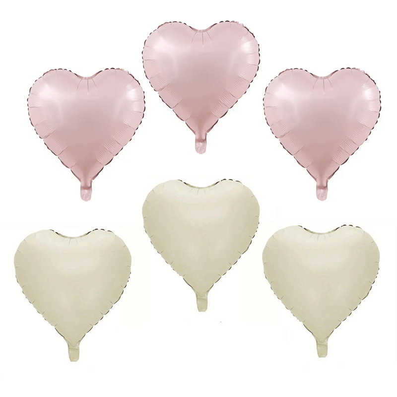 Heart Balloons - Six Pack