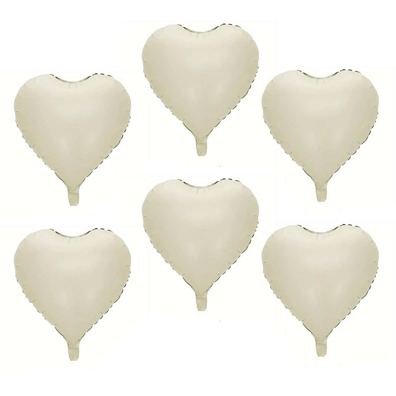 Heart Balloons - Six Pack