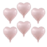 Heart Balloons - Six Pack