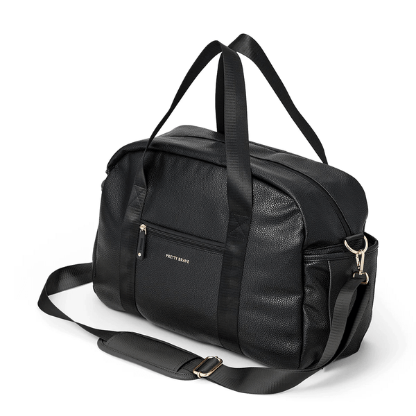 Pretty Brave Stella Baby Bag - Black Pebble