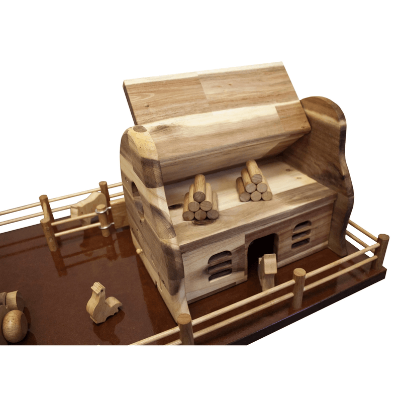 Q Toys Wooden Farm Barn