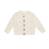 Quincy Mae Knit Cardigan - Natural